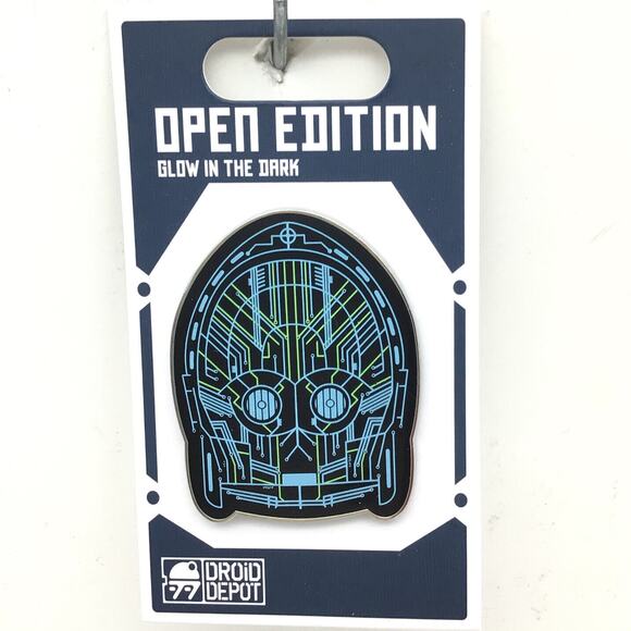Disney Parks Pin Star Wars C-3PO Galaxy's Edge Droid Depot C3PO OE Trading Pin - Picture 2 of 4